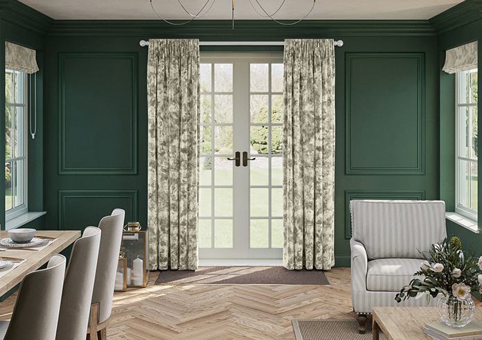 Cyrus Crushed Velvet, Moonlight - Made to Measure Curtains - Image 3